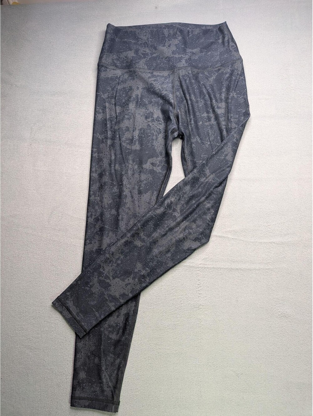SCORPIO SOL Leggings Womens S Gray/Green Tie Dye High Waist Ankle Yoga Gym
